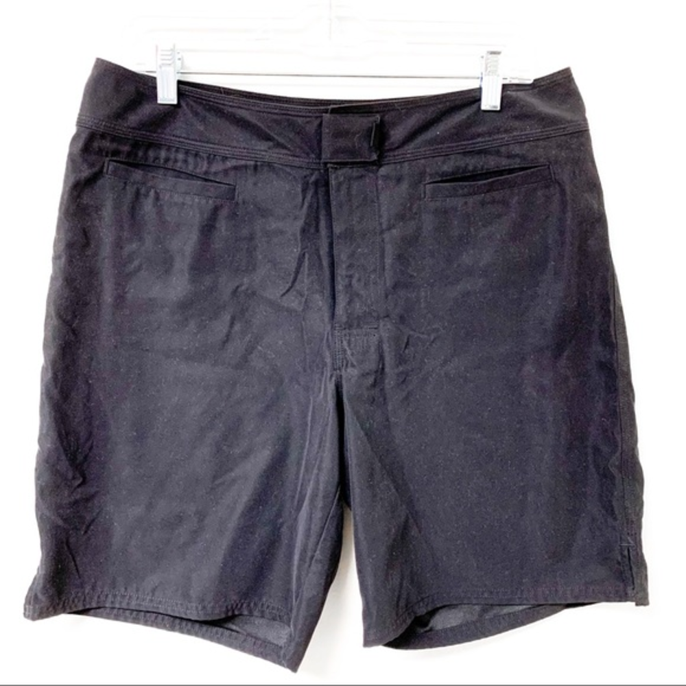 Patagonia Black Kokawe Women’s Hiking Short Size 12 Knee Length Bermuda‎ Modest